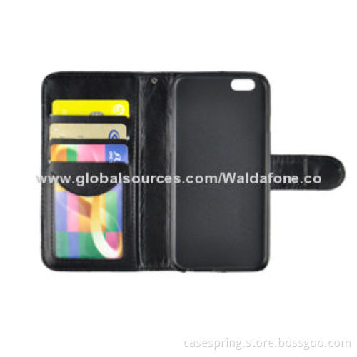 Crocodile Protective Sleeves for iPhone 6, Stand Leather Business Card Wallet